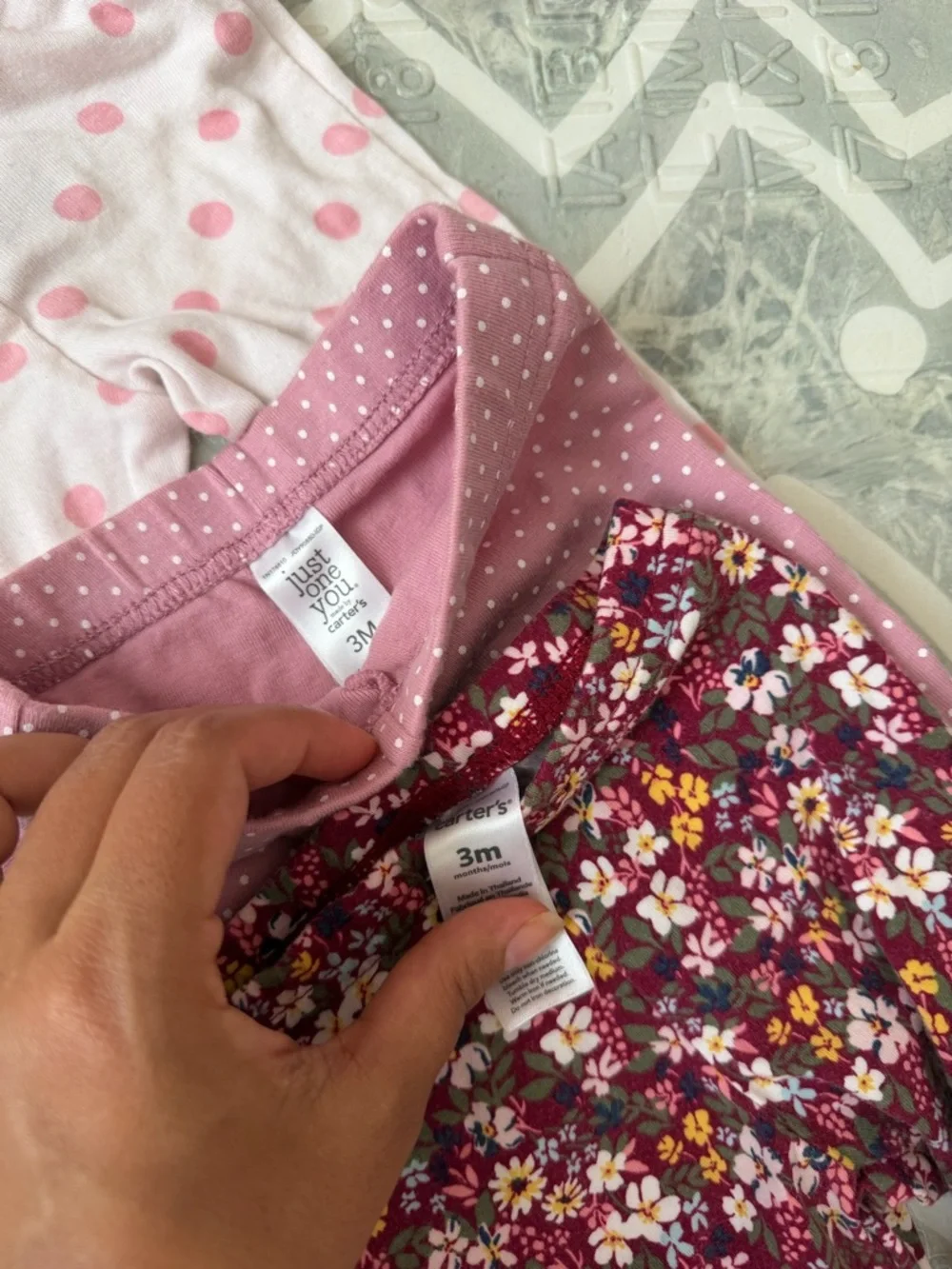 Carter's Baby Girl Mix & Match Set - Yellow, Pink, Red, Gray, Floral bundles